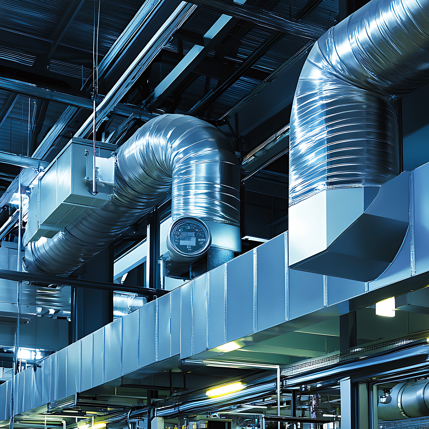 Traitements de surfaces pour gaines de ventilation pour fabrication de composants électroniques