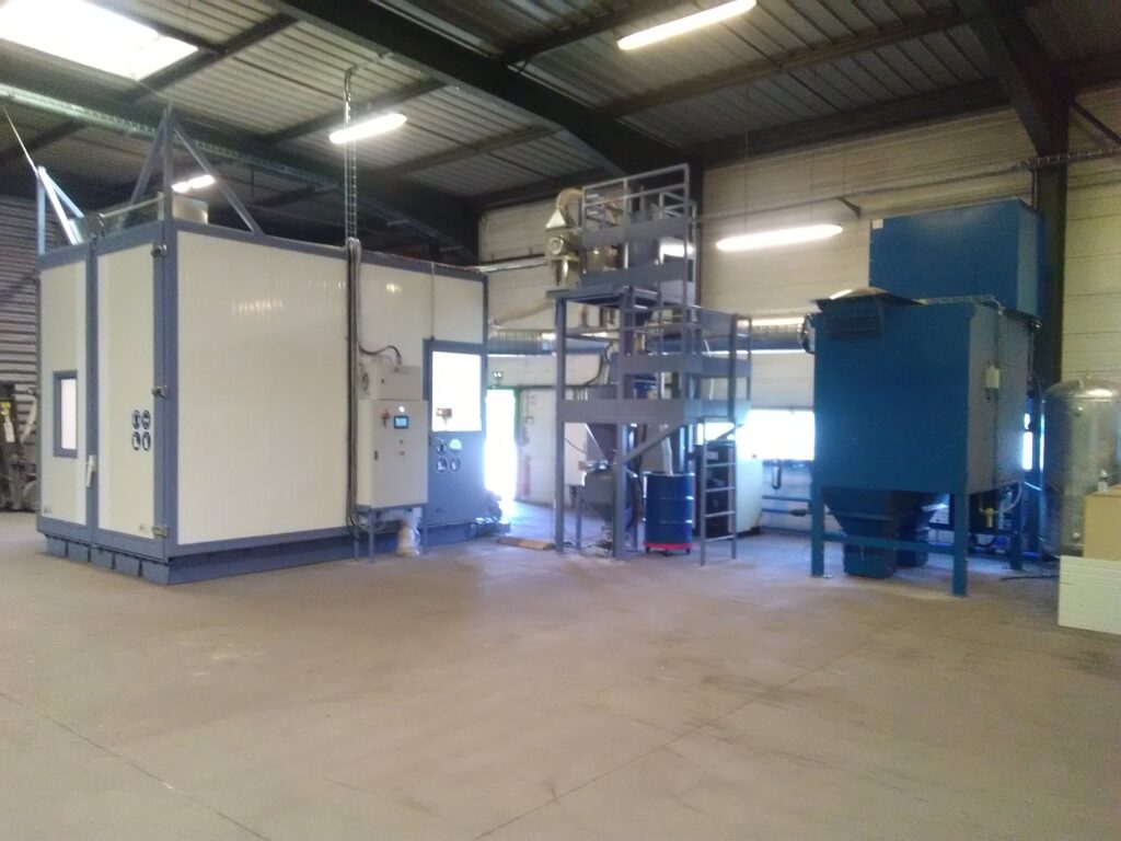Solution de décapage écologique ecostrip intégré chez un client